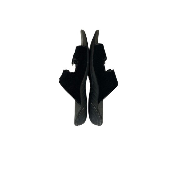 J‎ Sport Jambu Carina Style Size 7.5M Black Leather Slide Sandals Double Buckle - Picture 6 of 9